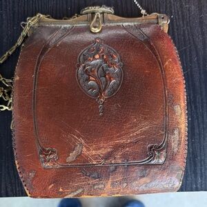 Justin Leather Vintage Brown Women's Bag Satchel